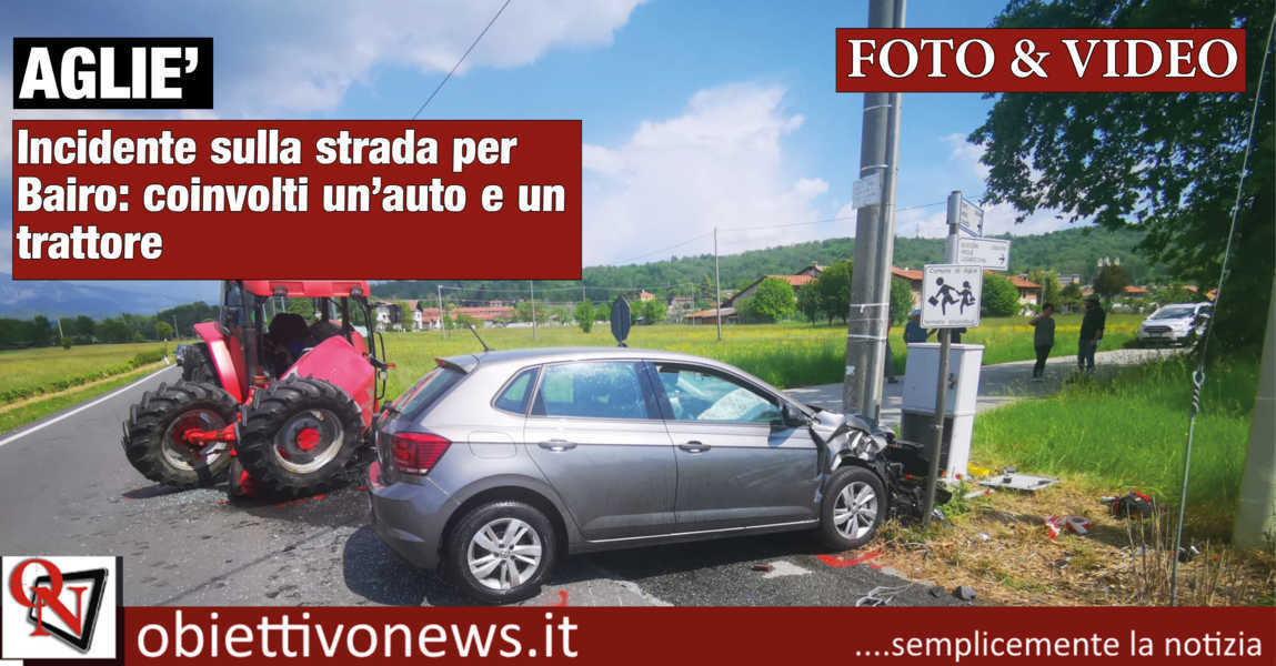 Agli Incidente Sulla Strada Per Bairo Coinvolti Unauto E Un