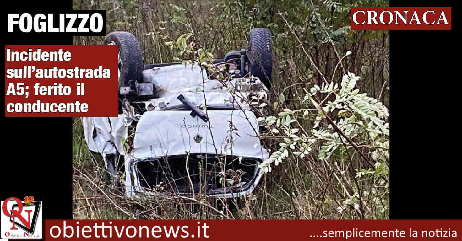 Foglizzo Incidente Sull Autostrada A Ferito Il Conducente