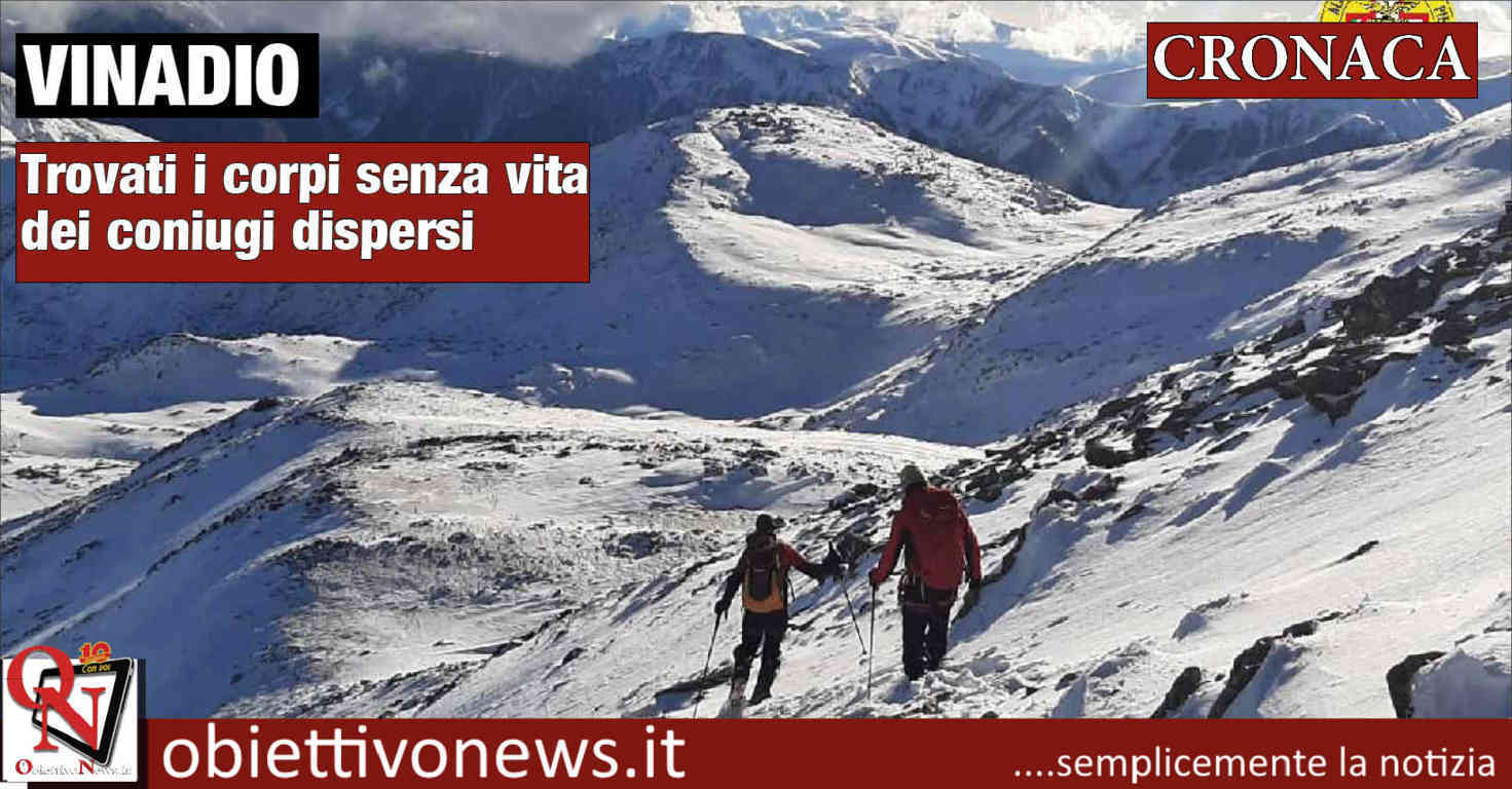 VINADIO CN Trovati I Corpi Senza Vita Dei Coniugi Escursionisti