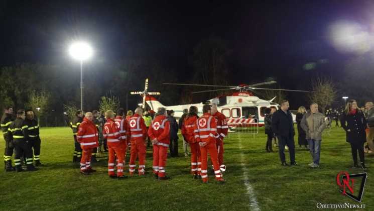 FAVRIA – Inaugurata la pista di l'atterraggio per l'elisoccorso in notturna (FOTO E VIDEO)