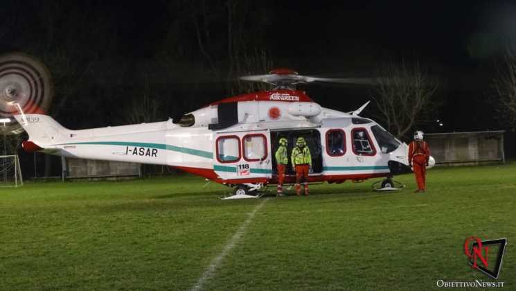 FAVRIA – Inaugurata la pista di l'atterraggio per l'elisoccorso in notturna (FOTO E VIDEO)