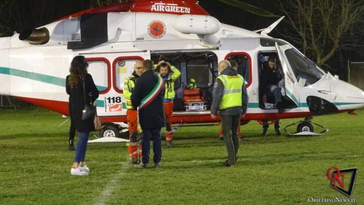 FAVRIA – Inaugurata la pista di l'atterraggio per l'elisoccorso in notturna (FOTO E VIDEO)