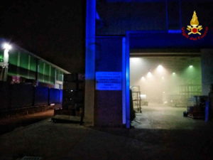 bruino incendio azienda