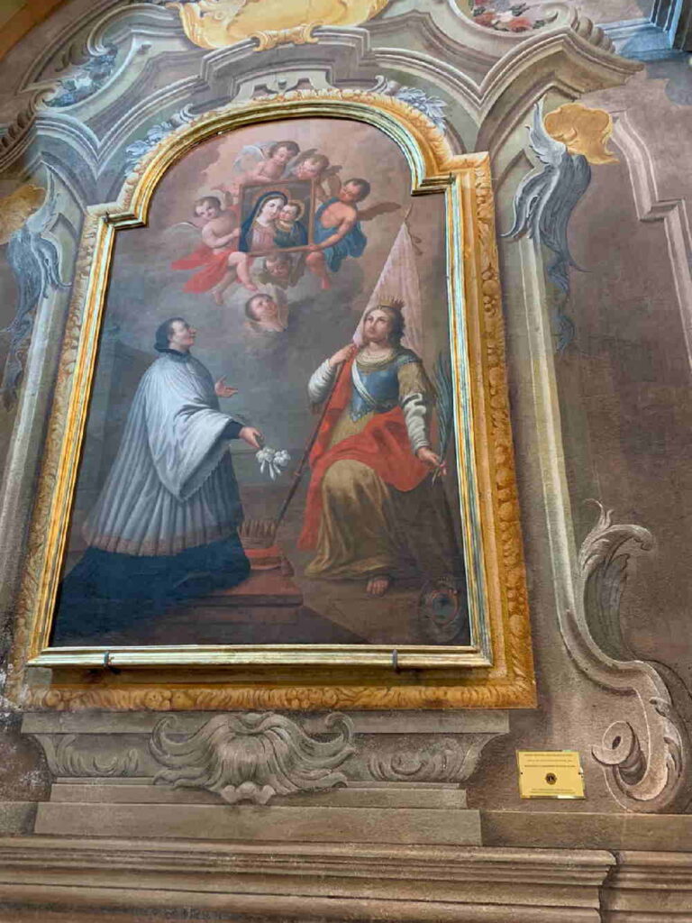 RIVAROLO CANAVESE – Ricollocato in San Rocco il dipinto della “Madonna delle Grazie con santi” restaurato 2 rivarolo ricollocato dipinto restaurato2