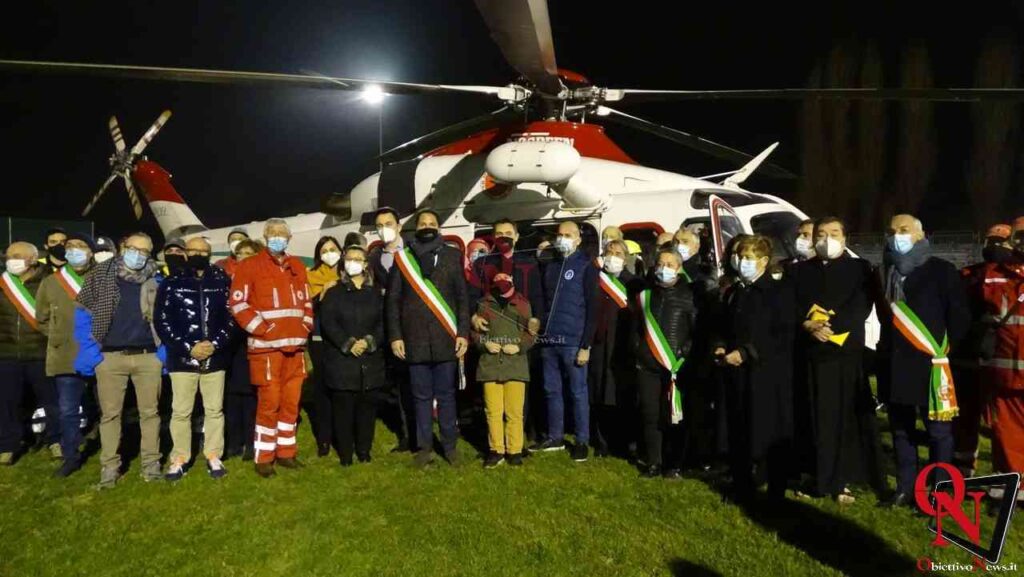 AGLIÈ – Inaugurata la pista di atterraggio in notturna per l'elisoccorso 118 (FOTO E VIDEO)